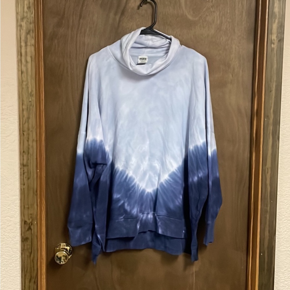 Victorias Secret Pink Cowl Neck Sweatshirt Large